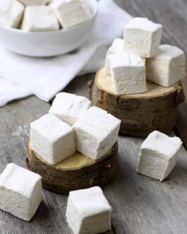 Vanilla gourmet square marshmallows