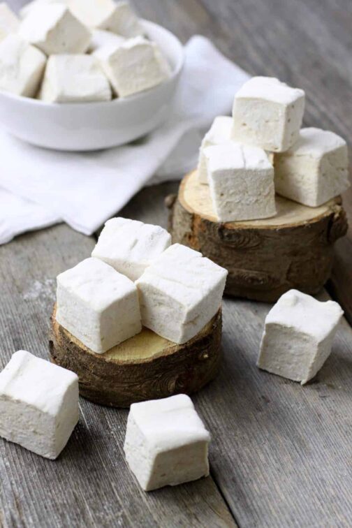 Vanilla gourmet square marshmallows